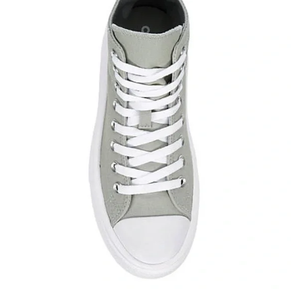BRAND NEW CONVERSE WOMENS CHUCK TAYLOR ALL STAR MOVE HIGH TOP - PALE GREEN - Picture 6 of 7